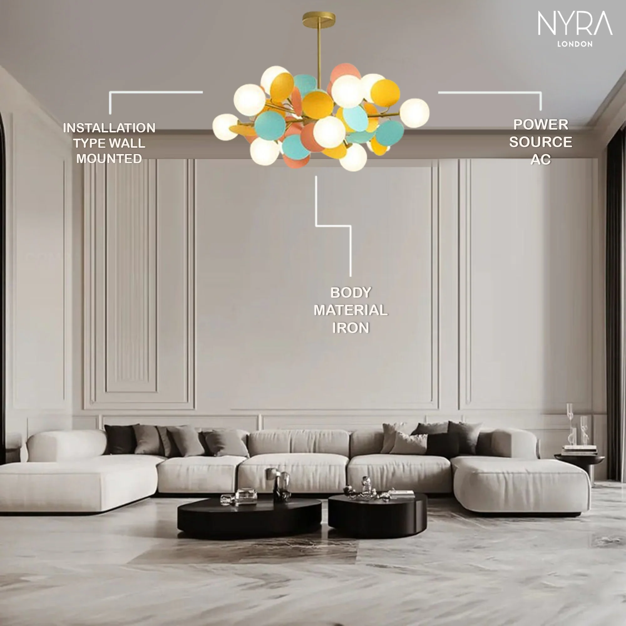 Rainbow Chandelier - Image 4