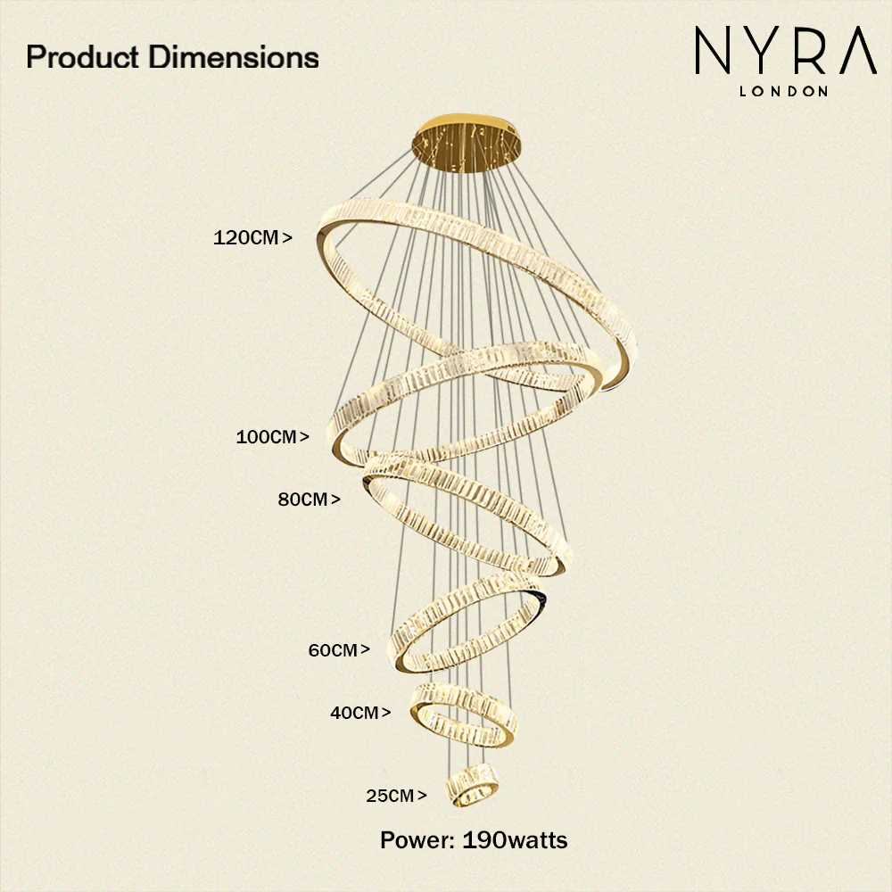 Royal Benedict Crystal Ring Chandelier - Image 9
