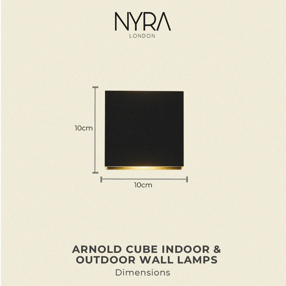 Arnold Cube Indoor & Outdoor Wall Lamps - Image 6