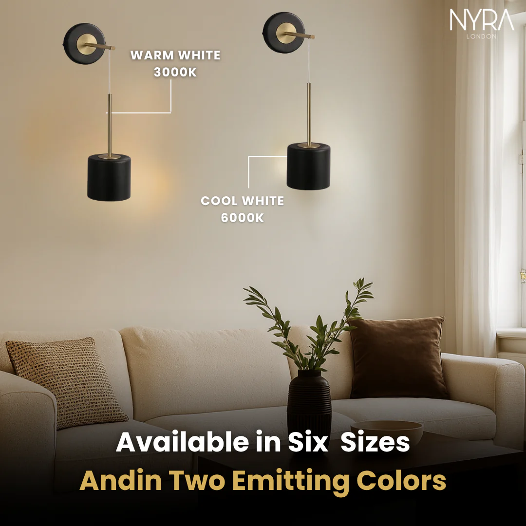 Murad Acrylic Hanging Round Wall Light - Image 6