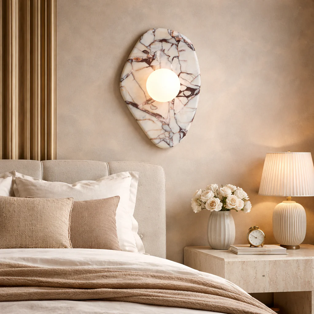 Alora Marble Wall Lamp - Image 4