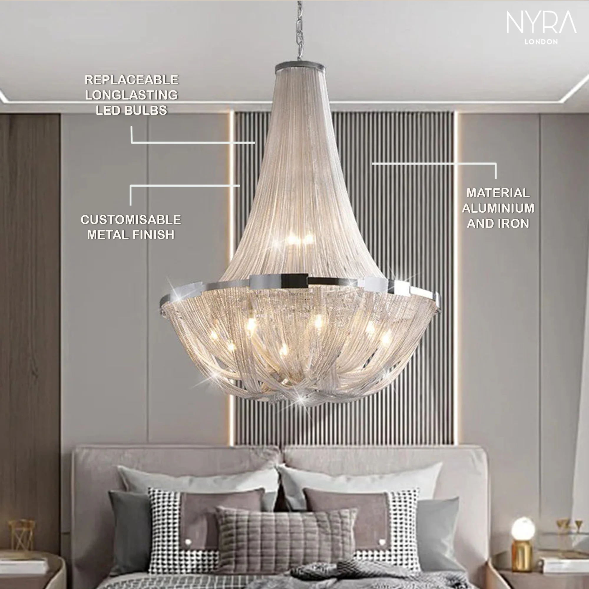 Alverton Tassel Staircase Chandelier - Image 7