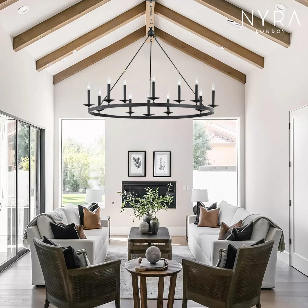 Archie Circular Chandelier - Image 6