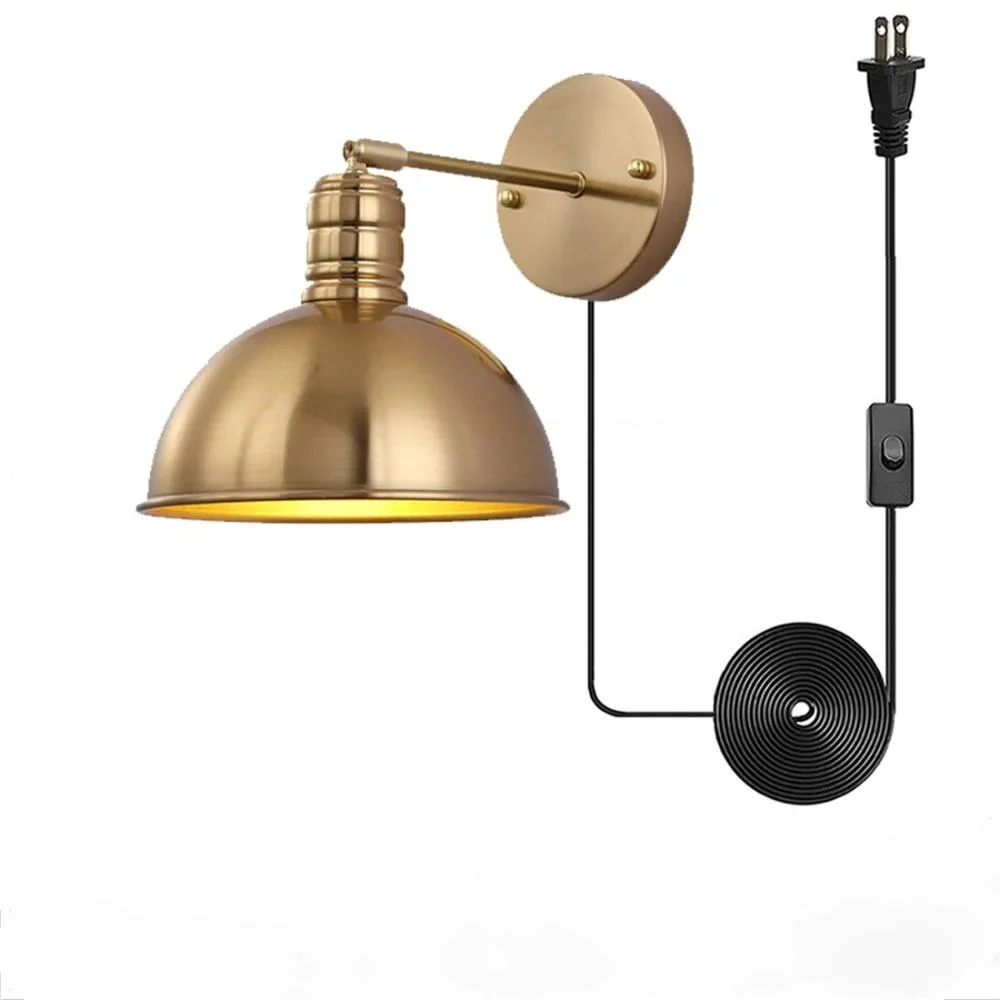 Arm Mounted Antique Wall Lamp - Image 10