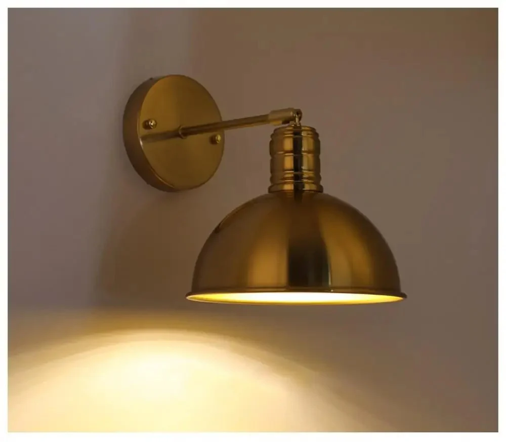 Arm Mounted Antique Wall Lamp - Image 8