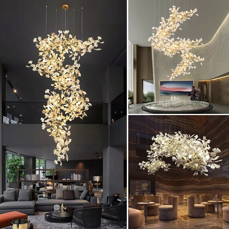 Ginkgo Leaf Chandelier - Image 14