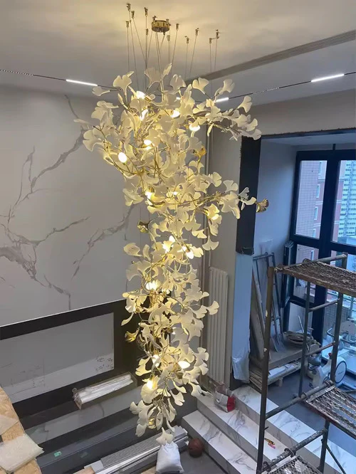Ginkgo Leaf Chandelier - Image 19