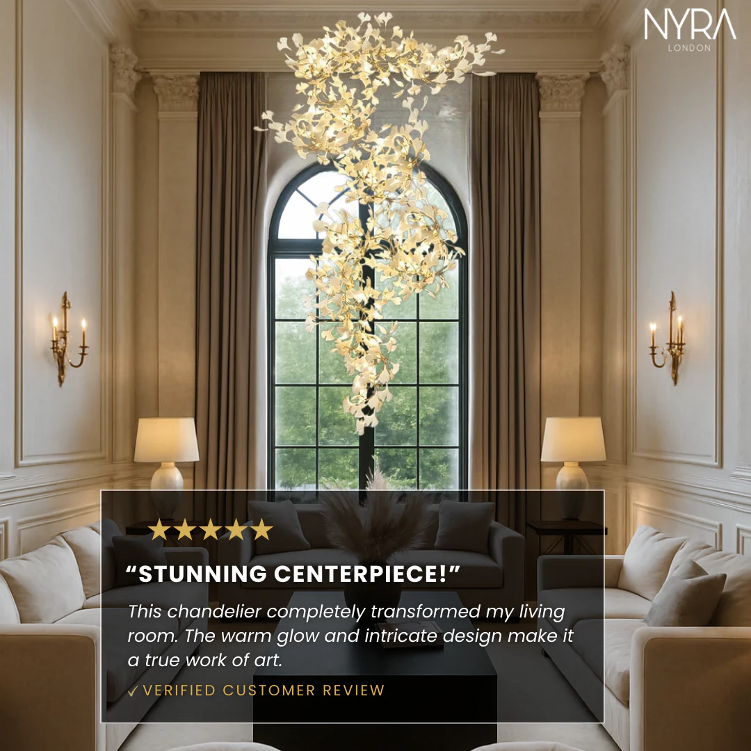 Ginkgo Leaf Chandelier - Image 6