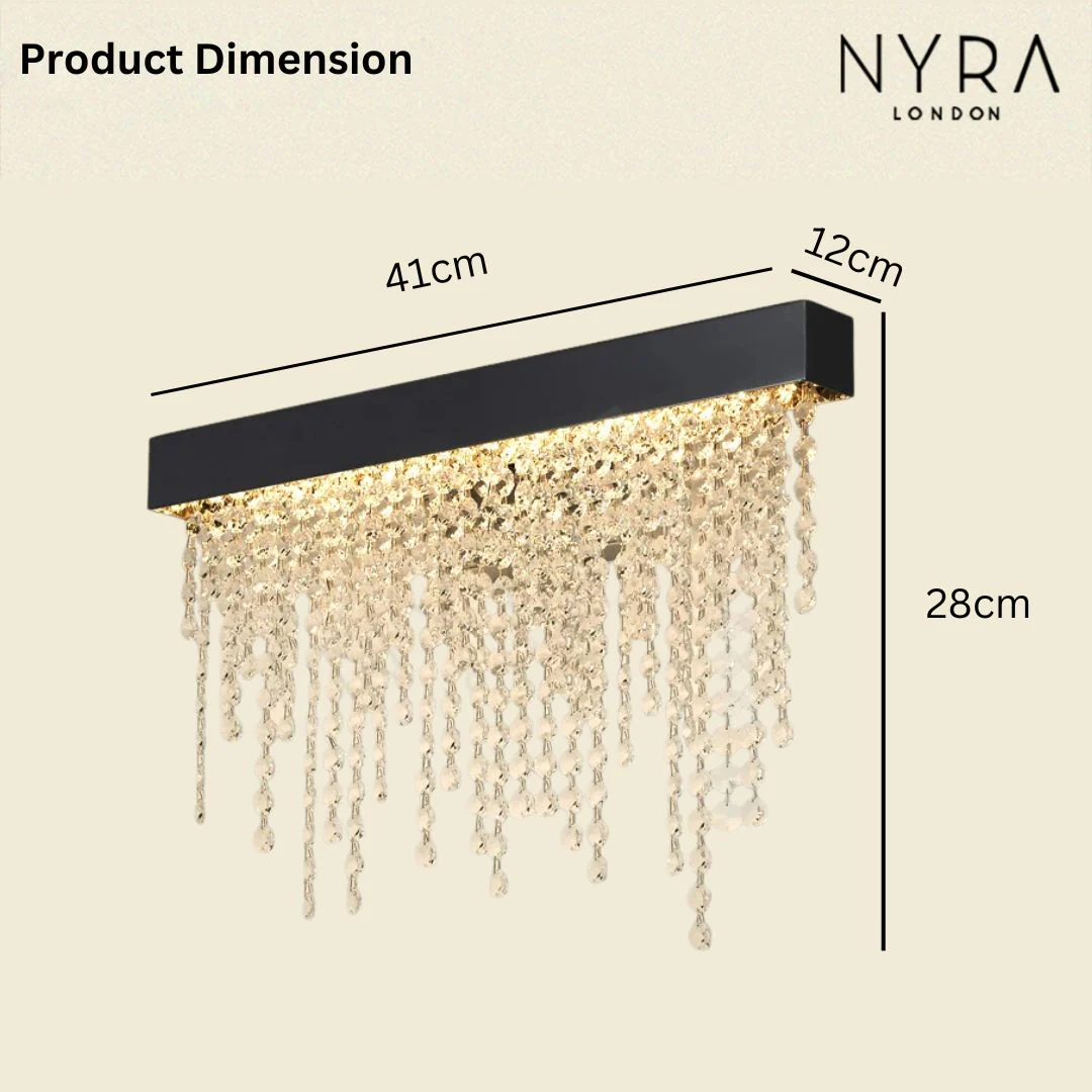 Ashton Crystal Wall Sconce - Image 4