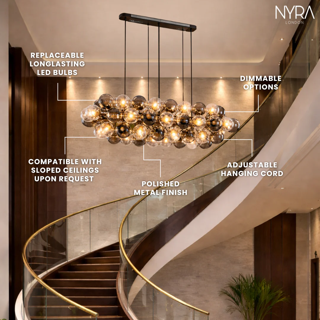 Astralis Glass Ball Chandelier - Image 5