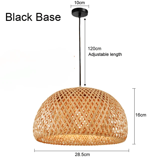 Bamboo basket Lampshade - Image 10
