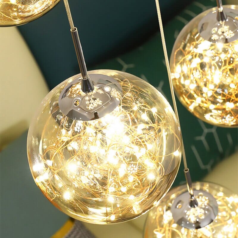 Bella Glass Ball Chandelier - Image 10