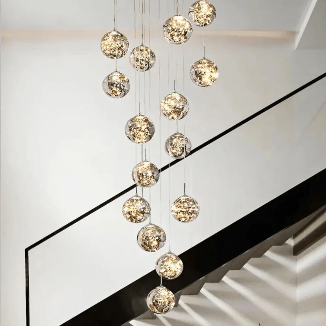 Bella Glass Ball Chandelier - Image 13