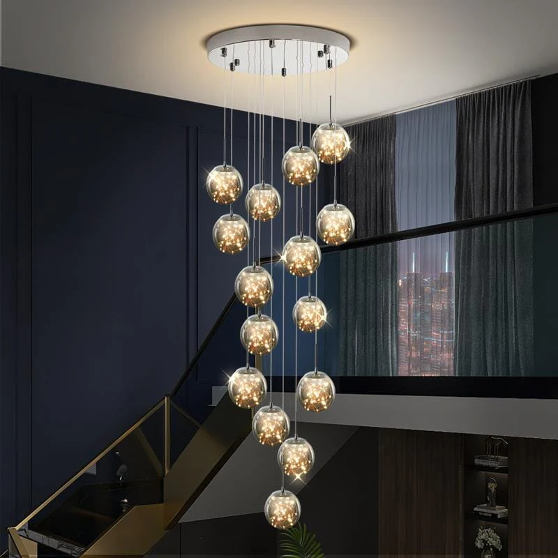 Bella Glass Ball Chandelier - Image 19