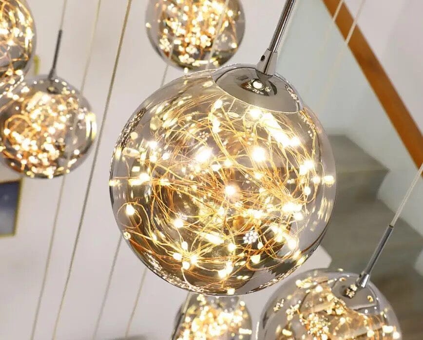 Bella Glass Ball Chandelier - Image 24
