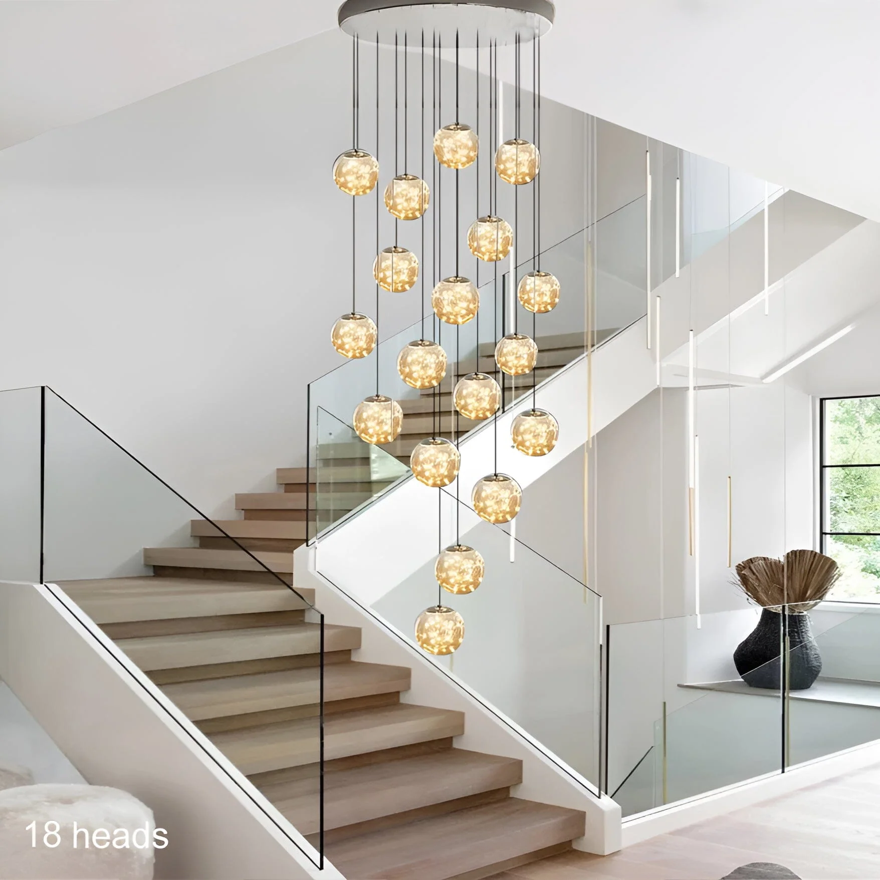 Bella Glass Ball Chandelier - Image 25