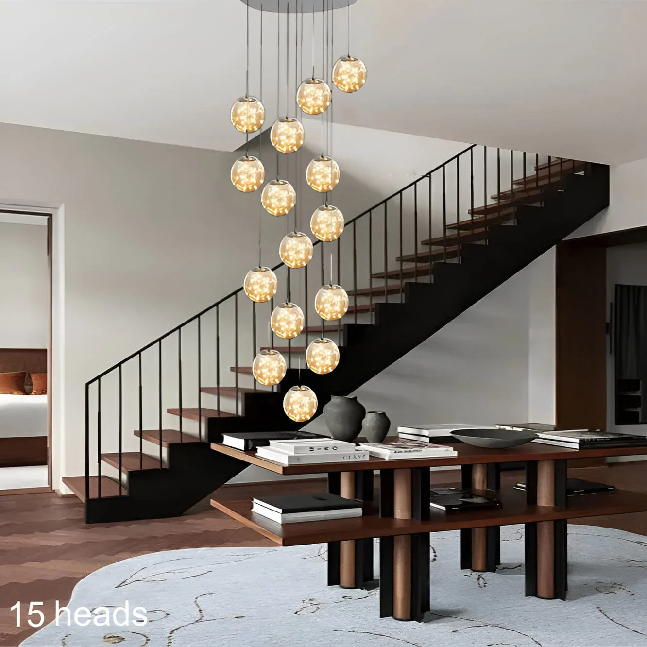 Bella Glass Ball Chandelier - Image 26