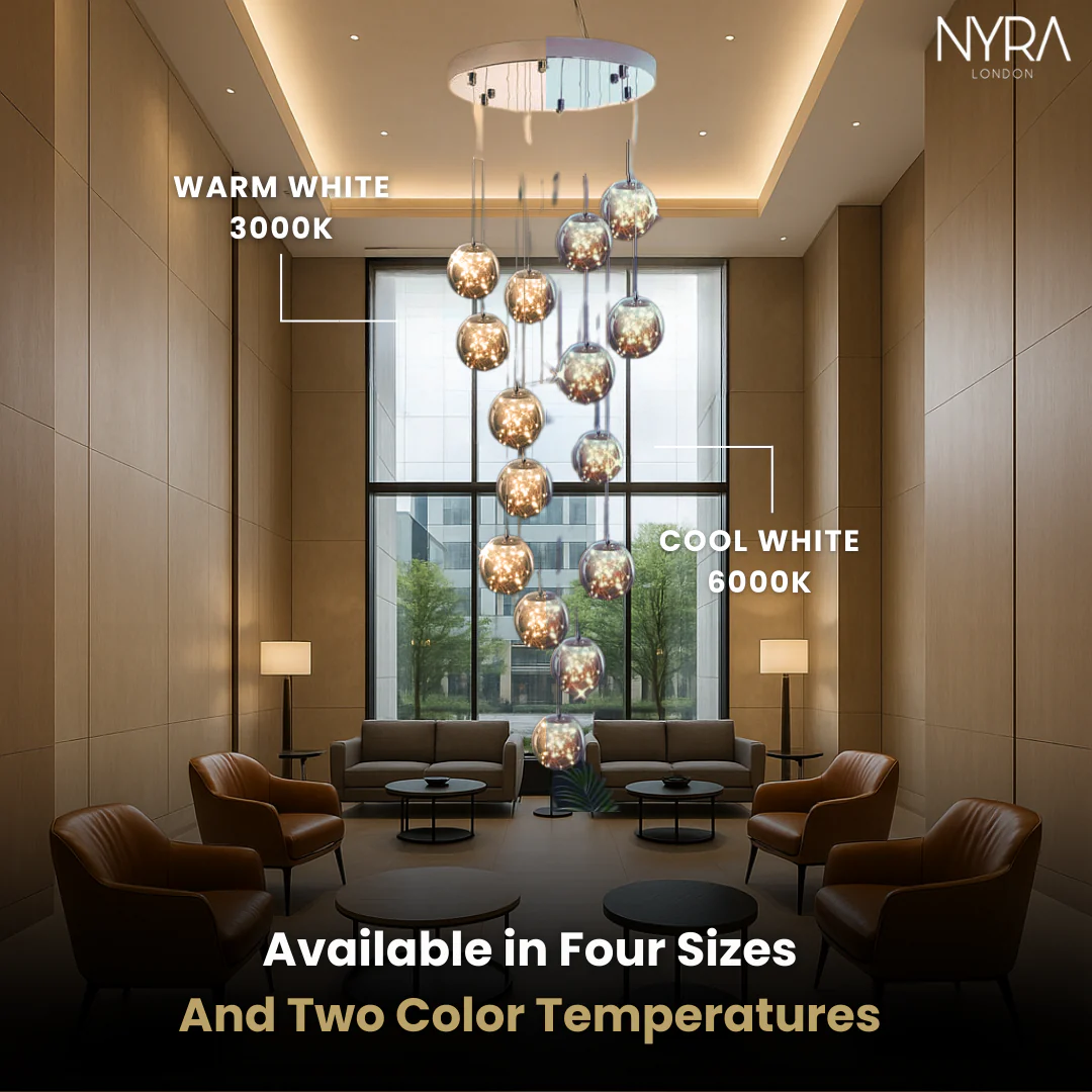 Bella Glass Ball Chandelier - Image 7