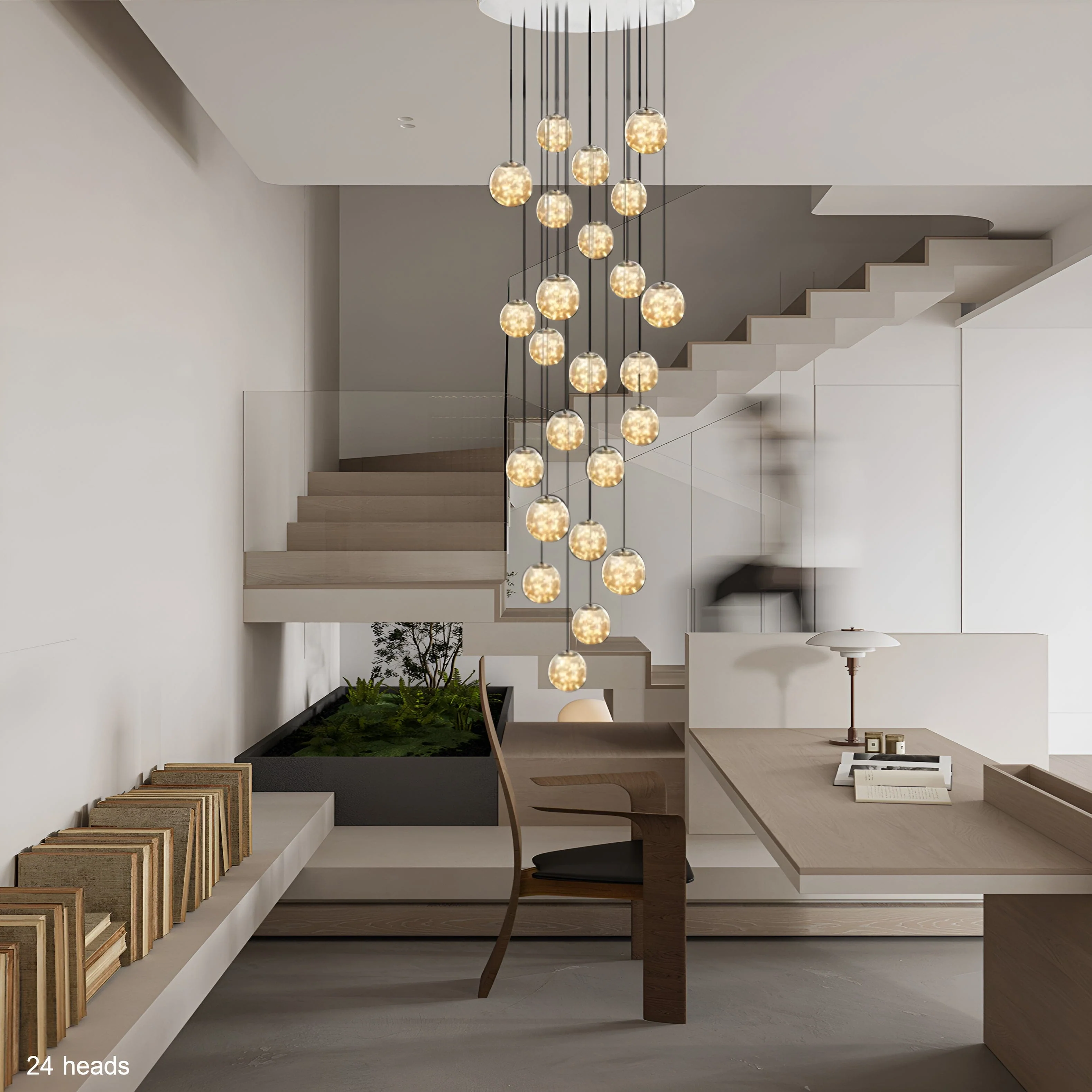Bella Glass Ball Chandelier - Image 9