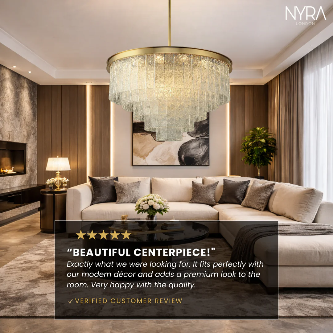 Belmont Glass Chandelier collection - Image 5