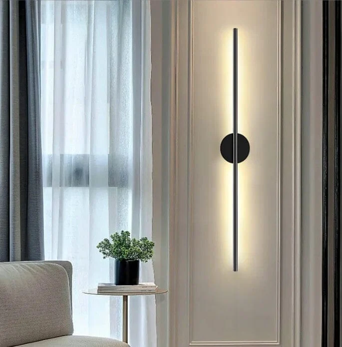 NYRA Black Tube Wall Lamp - Image 14