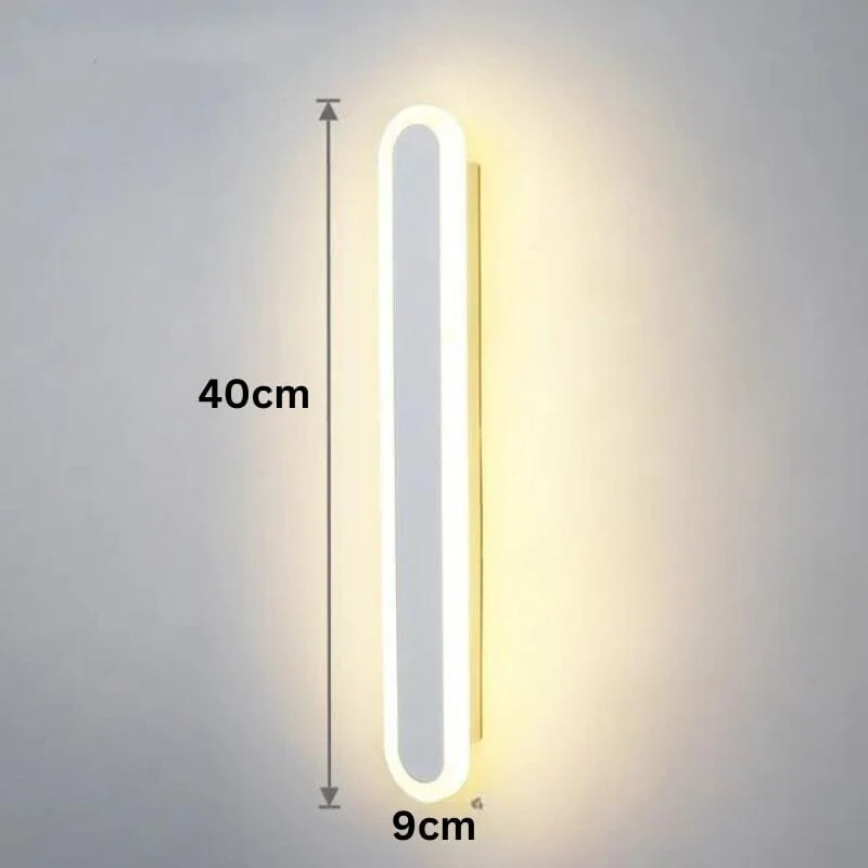 Alana Black Outdoor LED Strip Wall Lamp - Image 15