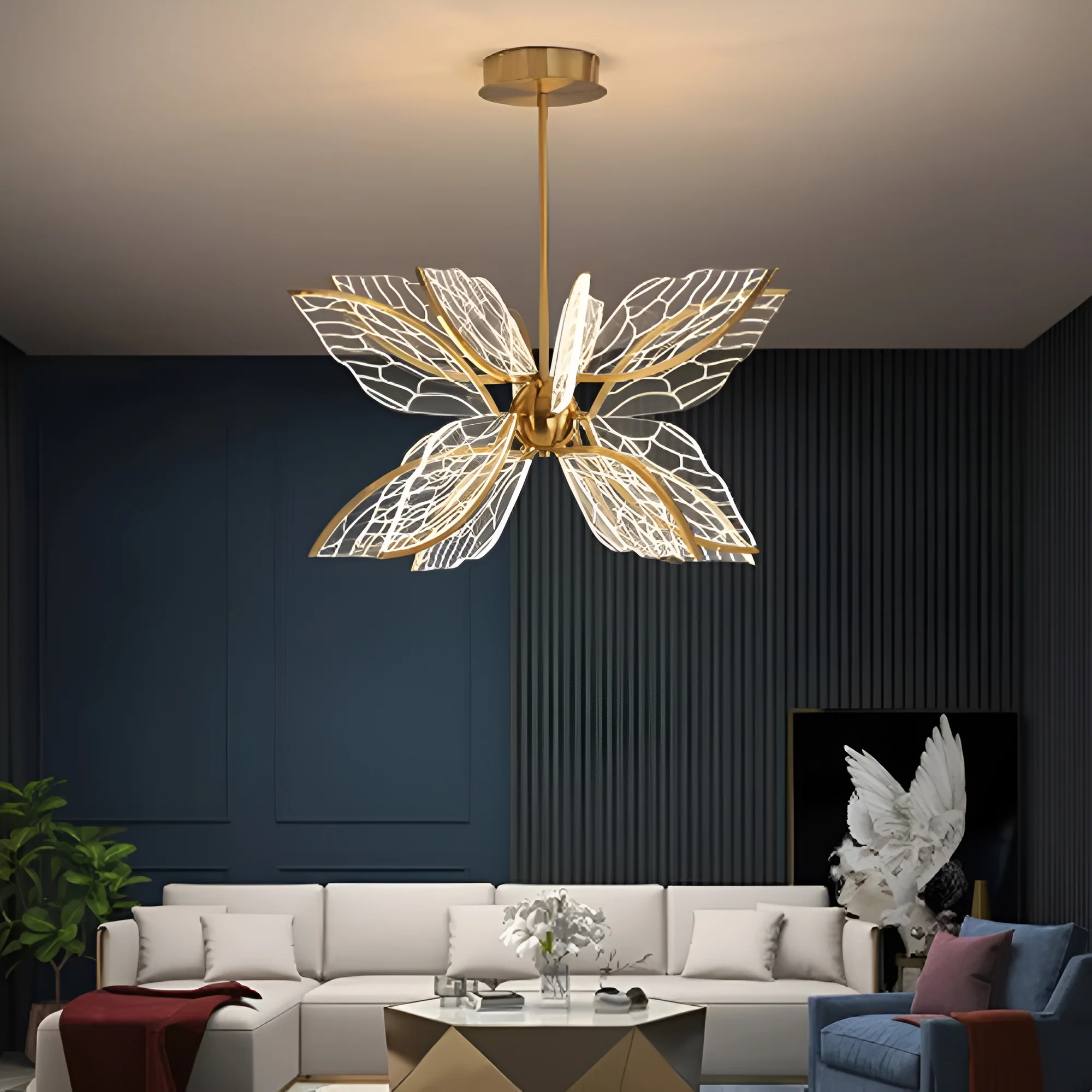 Butterfly Acrylic Chandelier - Image 5