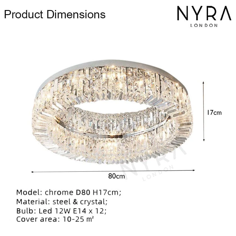 Chrome Royal Ring 80cm - Image 4