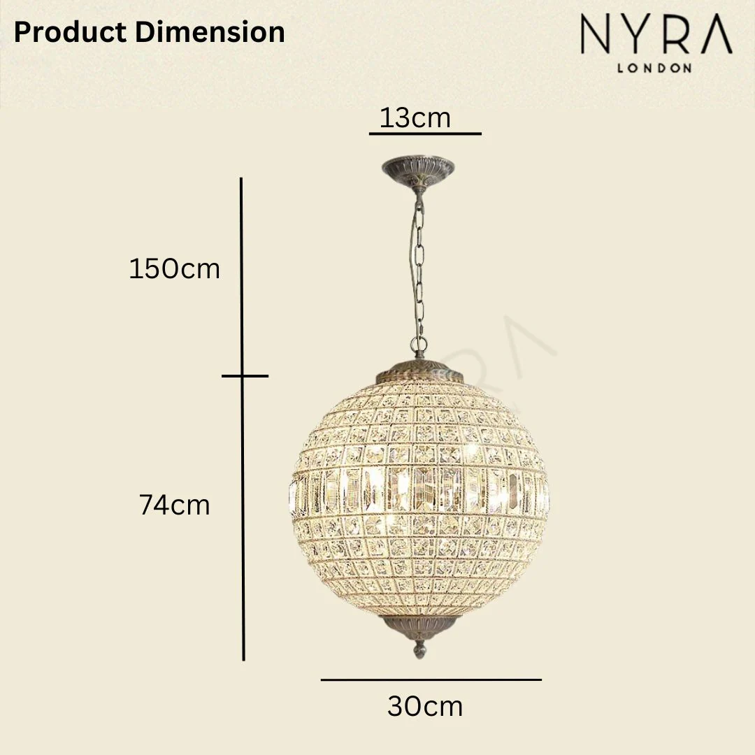 Clarion Crystal Orb Chandelier - Image 26
