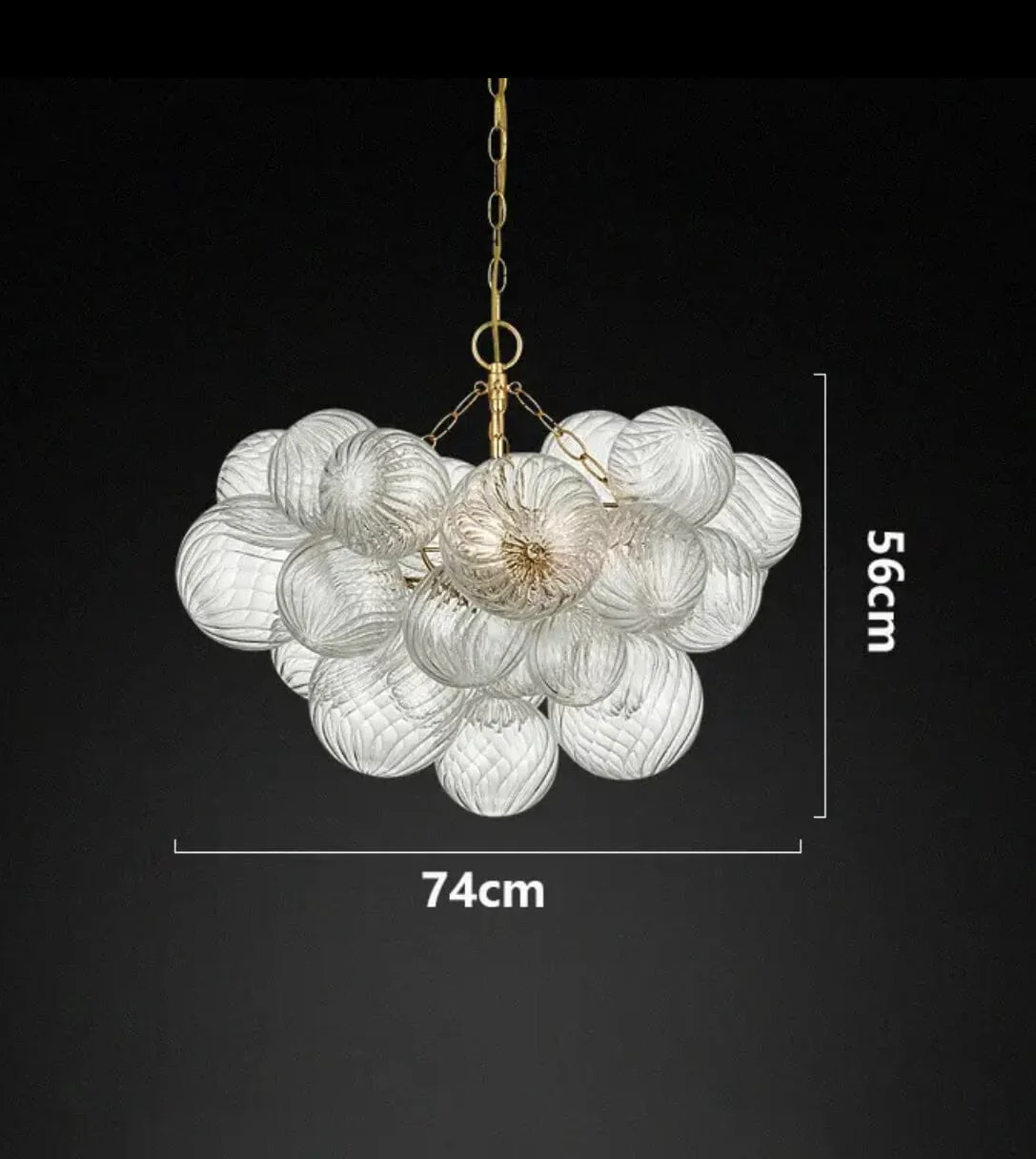 NYRA Bubble Chandelier - Image 14