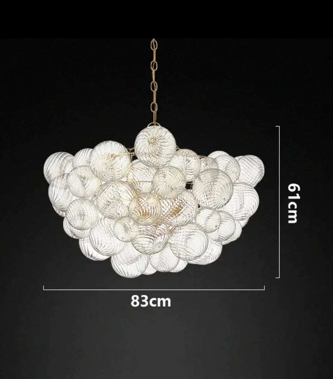 NYRA Bubble Chandelier - Image 15