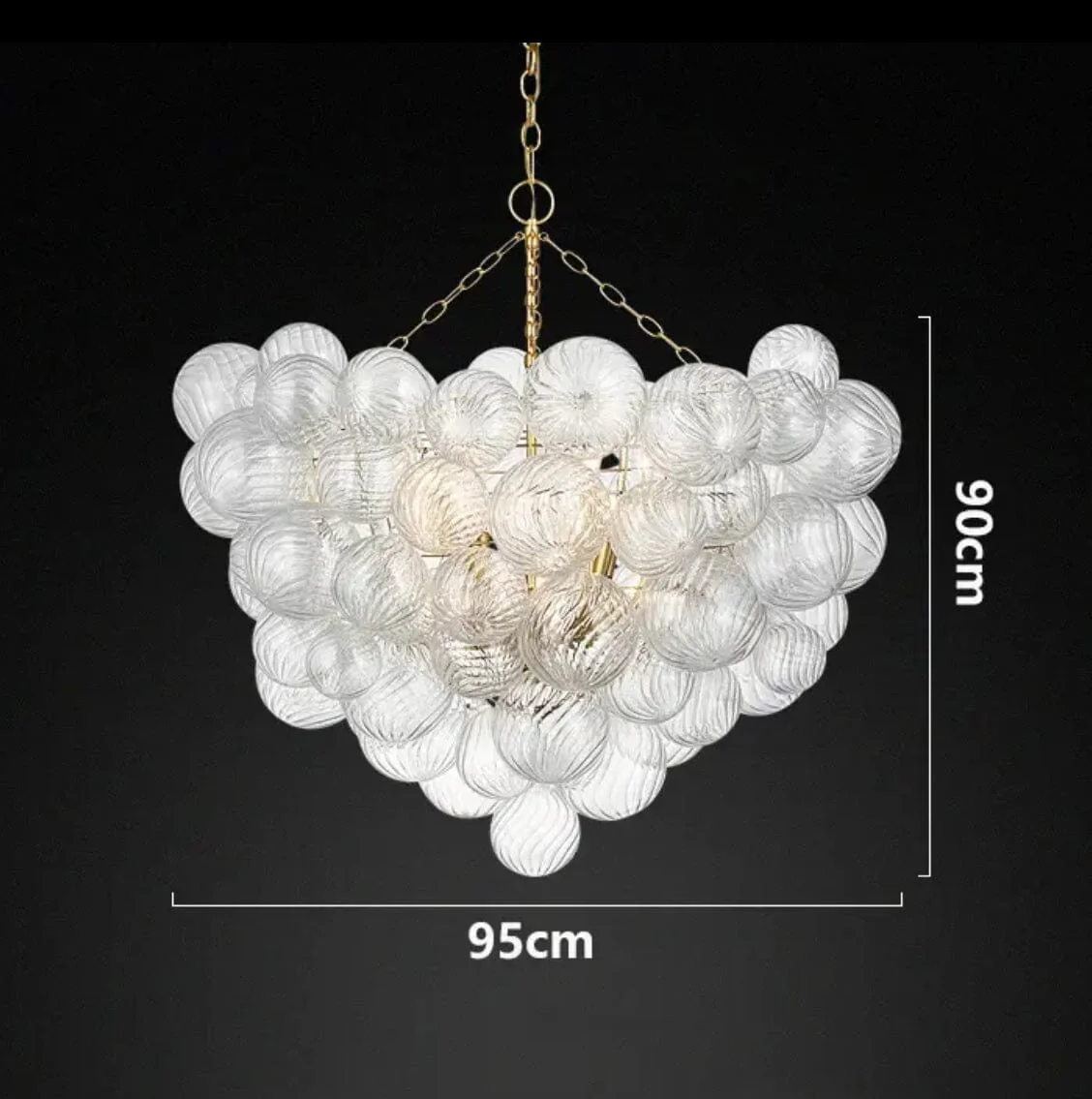NYRA Bubble Chandelier - Image 16