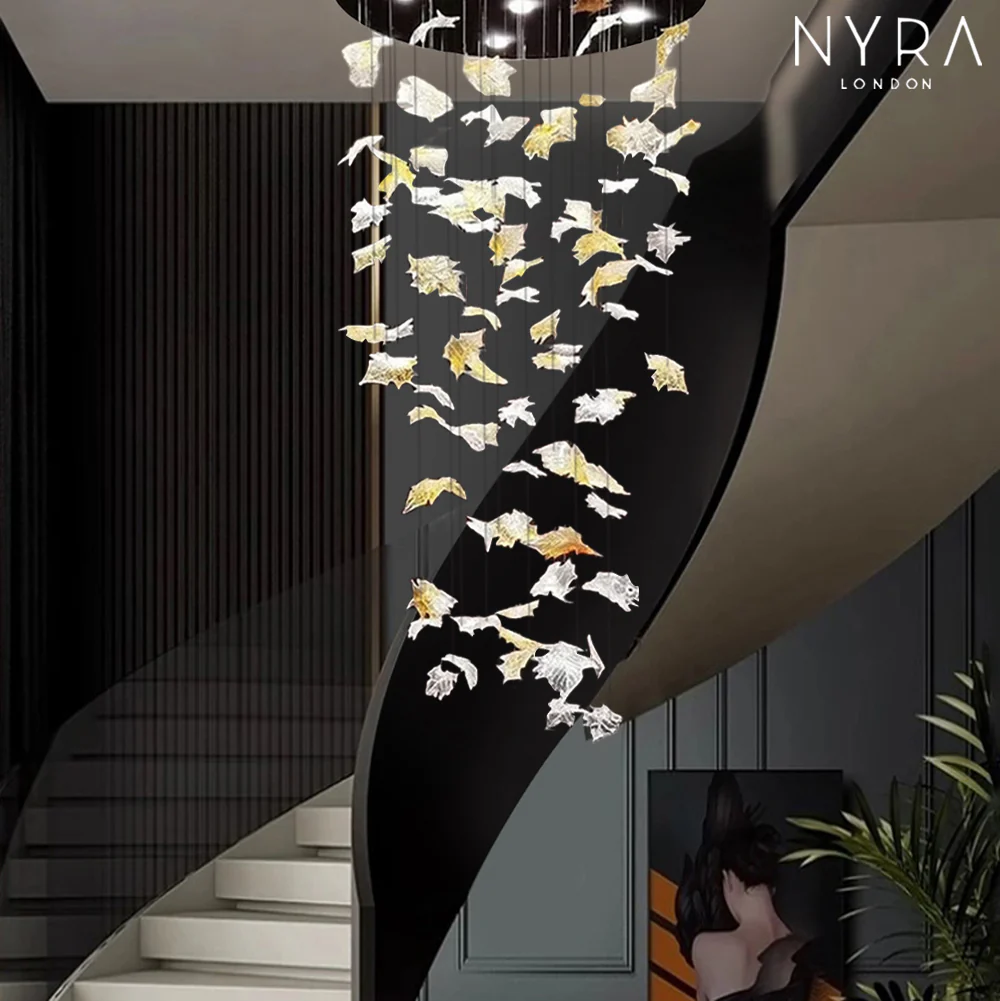 Maple Leaf Crystal Chandelier - Image 6