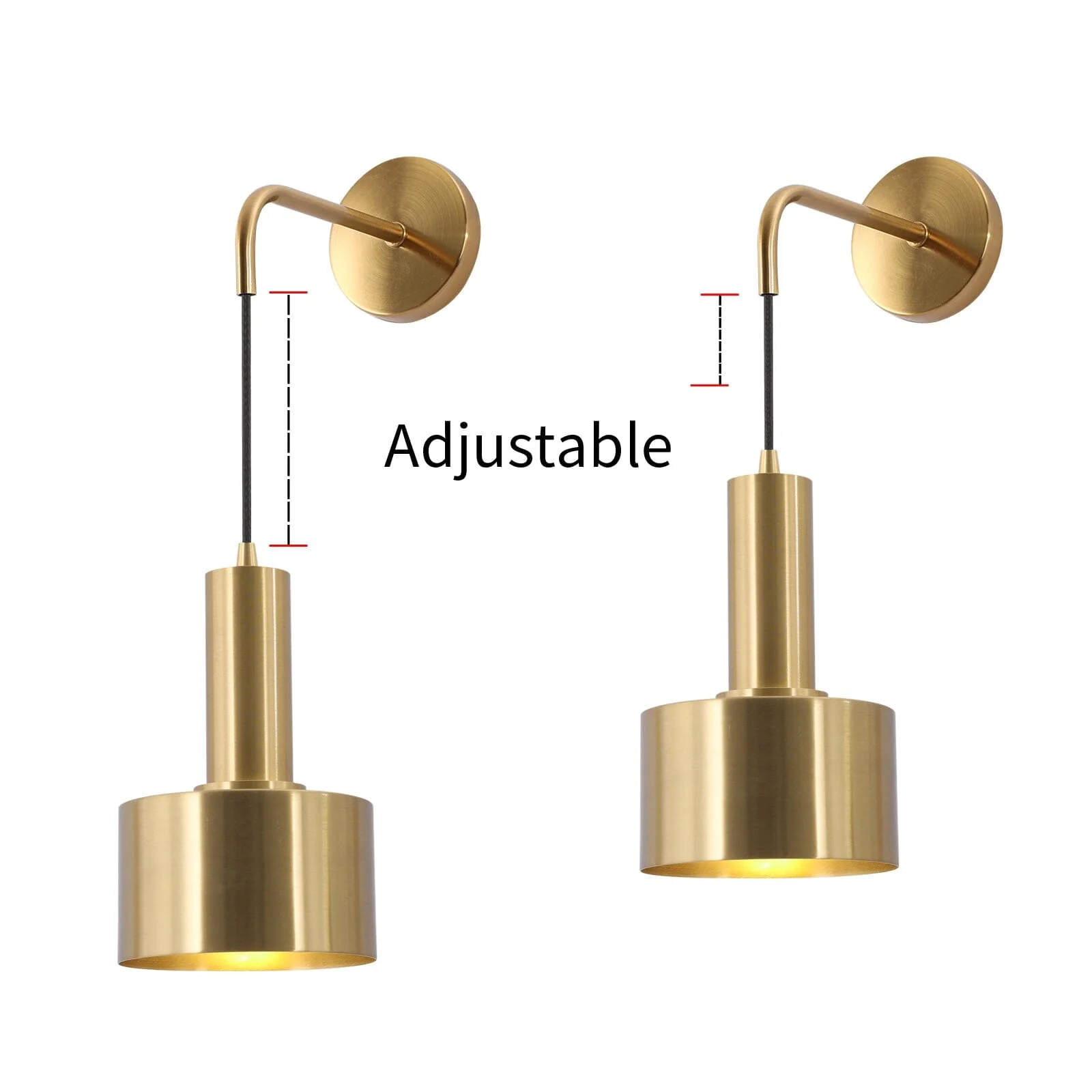 Alma Gold Wall Lamp - Image 8
