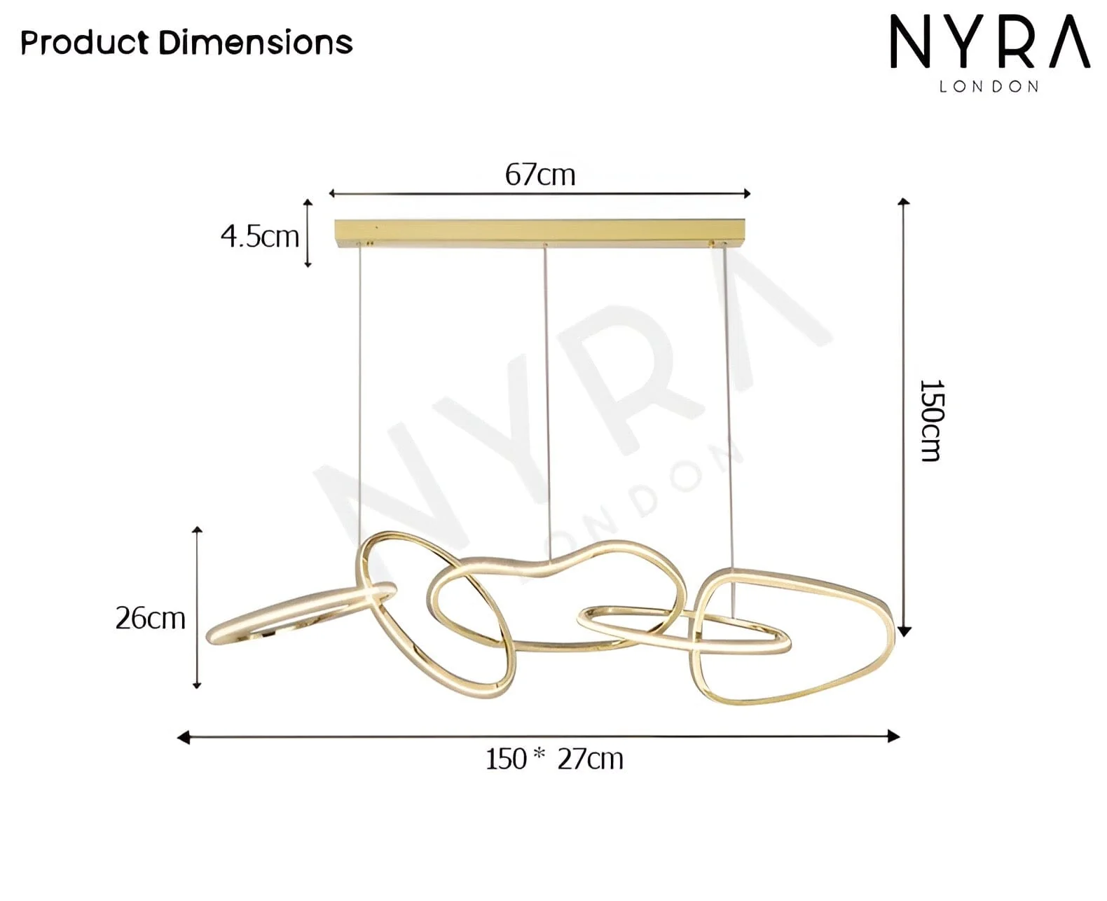 NYRA Ring Chandelier - Image 7