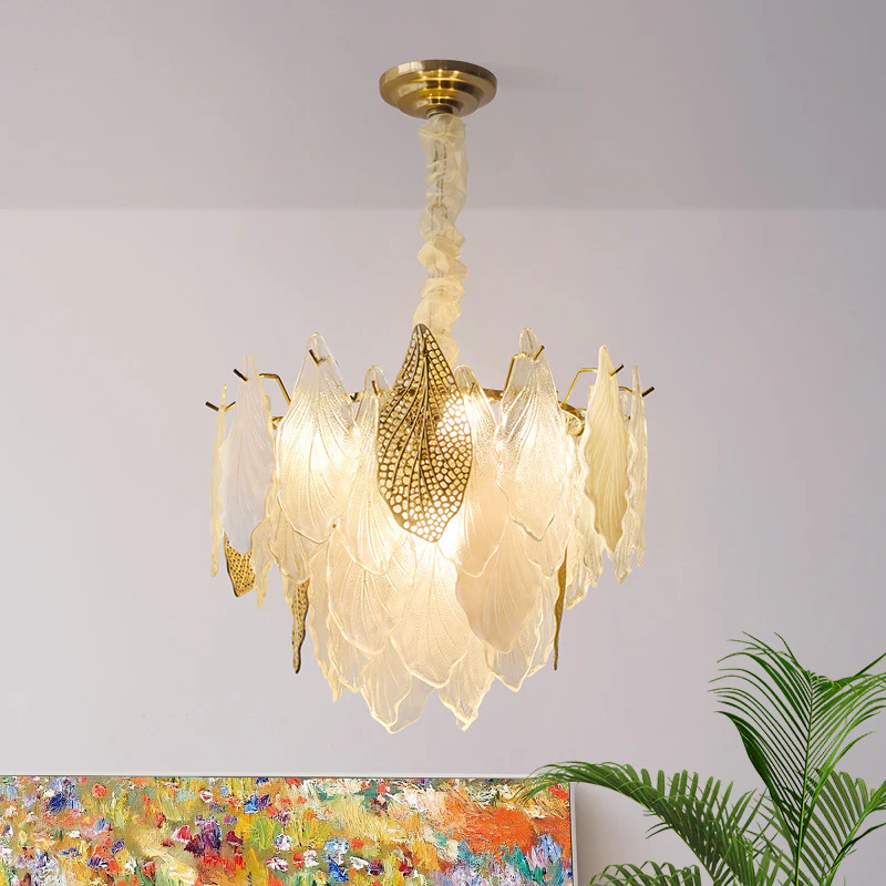 Crystal Leaf French Chandelier - Image 5