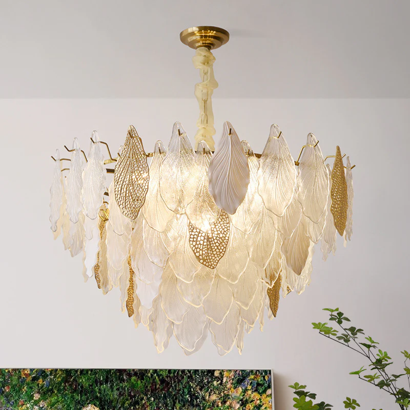 Crystal Leaf French Chandelier - Image 9