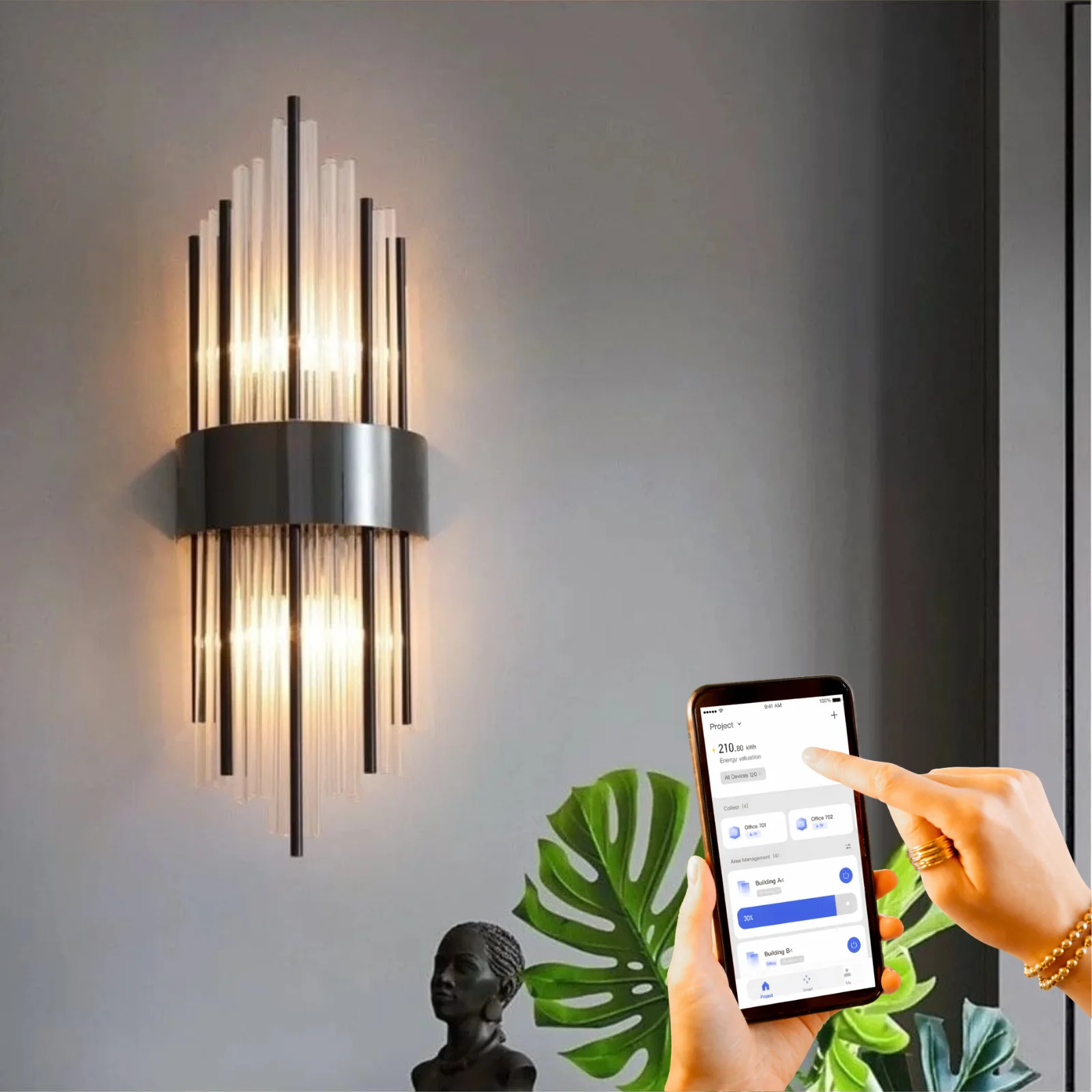 Melanie Crystal Wall Lamp - Image 18