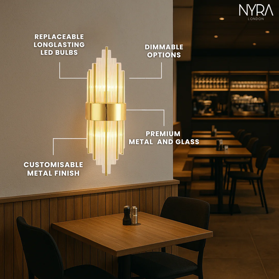 Melanie Crystal Wall Lamp - Image 6