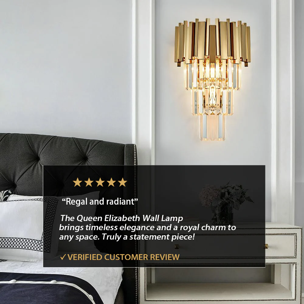 Queen Elizabeth Wall Lamp - Image 4