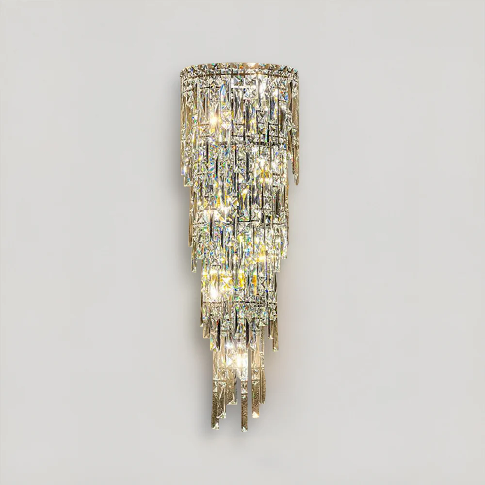 Crystal Rainfall Wall Lamp