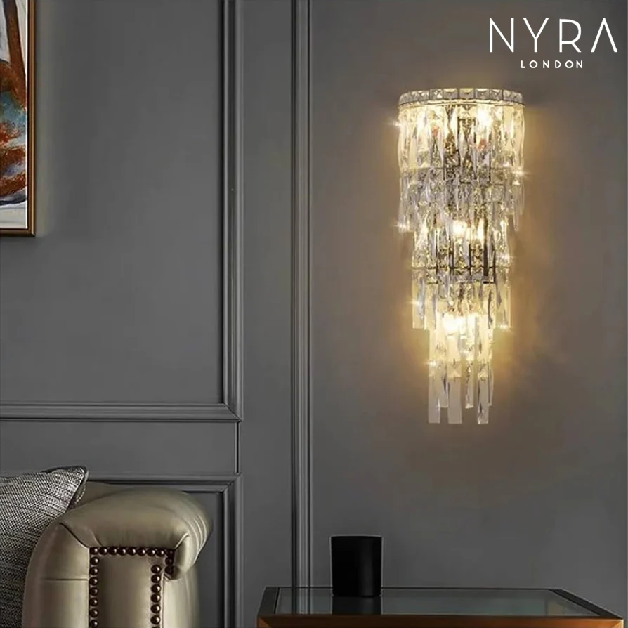 Crystal Rainfall Wall Lamp - Image 10
