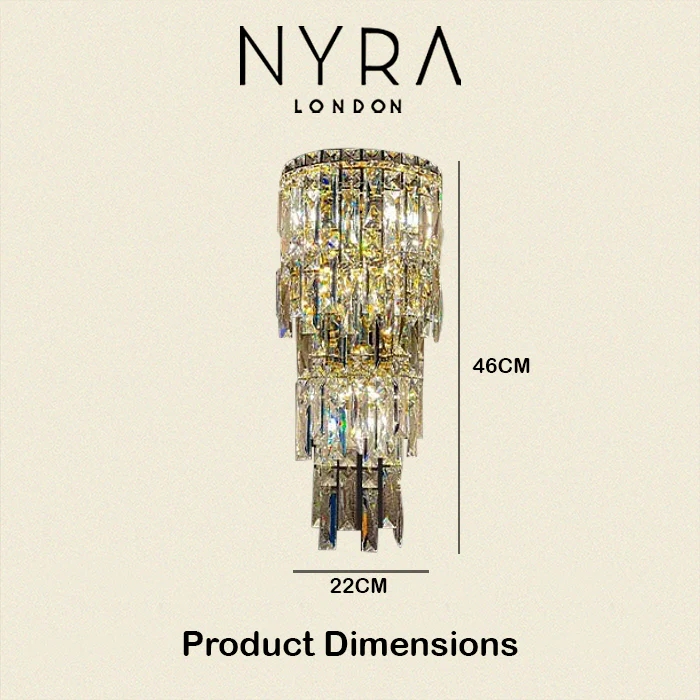 Crystal Rainfall Wall Lamp - Image 14