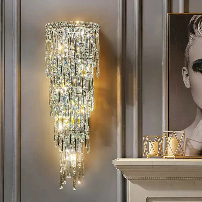 Crystal Rainfall Wall Lamp - Image 7