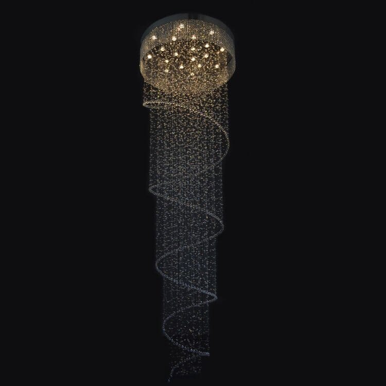 Curly Crystal Chandelier - Image 2