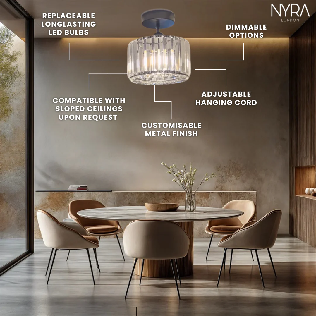 Danielle Crystal Ceiling Lamp - Image 5