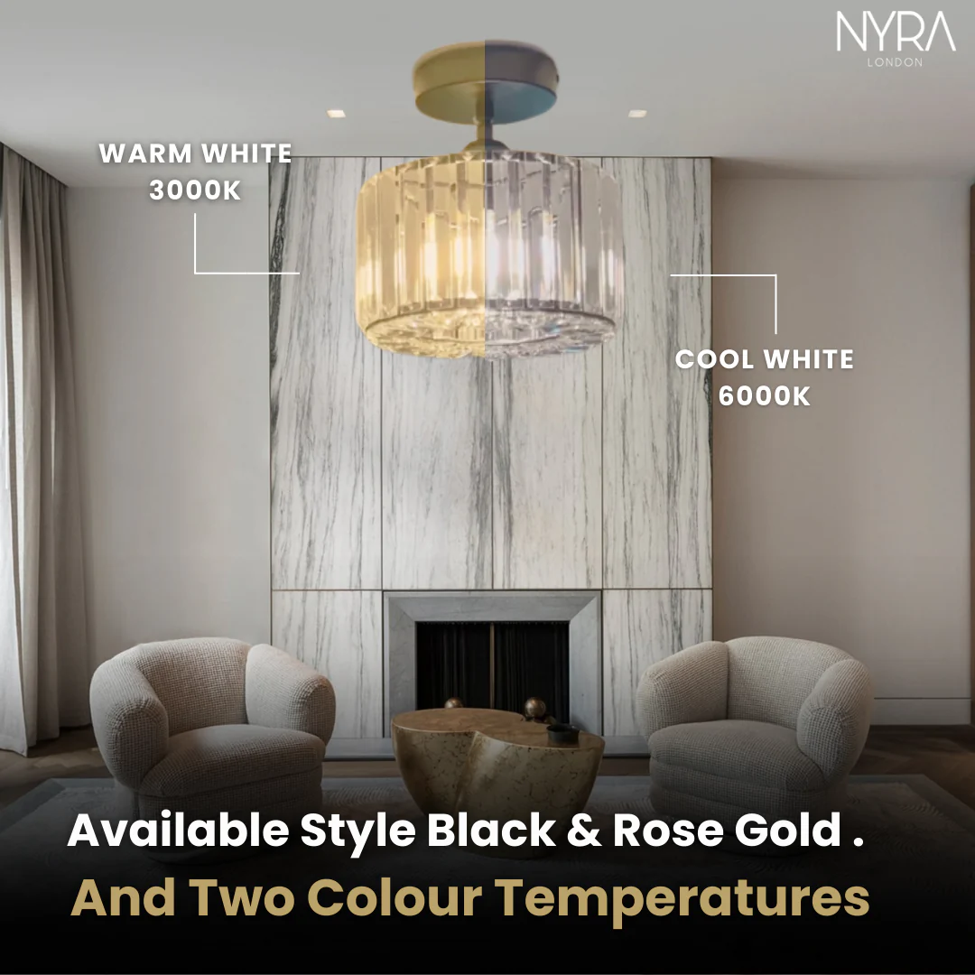 Danielle Crystal Ceiling Lamp - Image 6