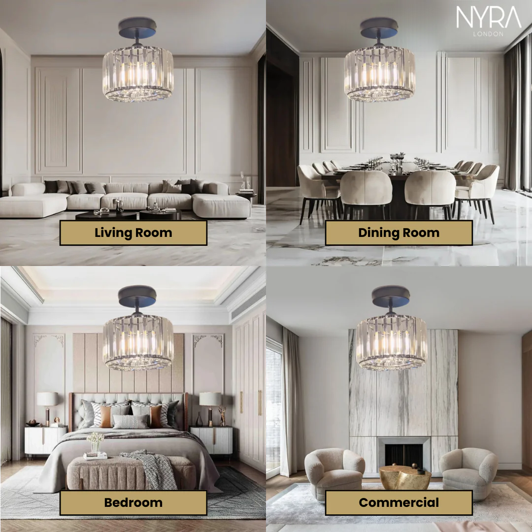 Danielle Crystal Ceiling Lamp - Image 7