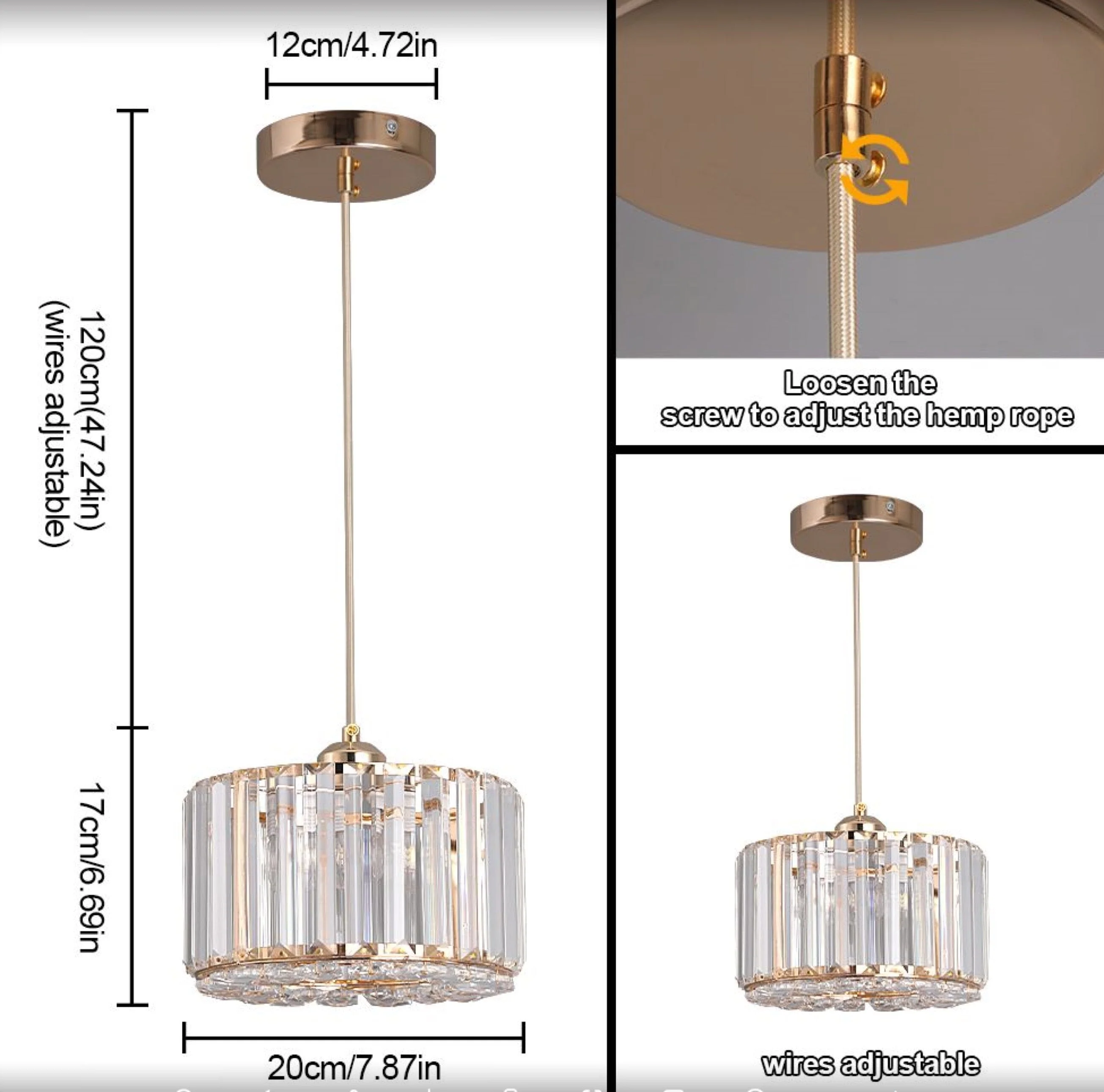 Danielle Crystal Pendant - Image 8