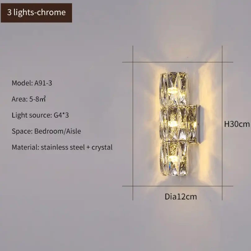 Denise Crystal Wall Lamp - Image 15
